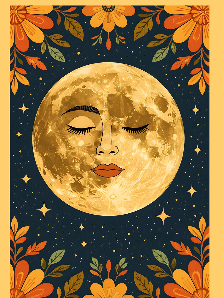 Vintage Boho Moon Stay Wild Celestial by SoulGraphixx