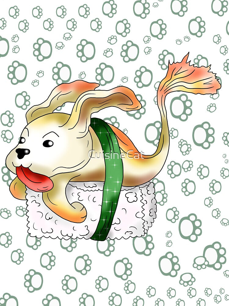 kawaii dogfish sushi by CuisineCat