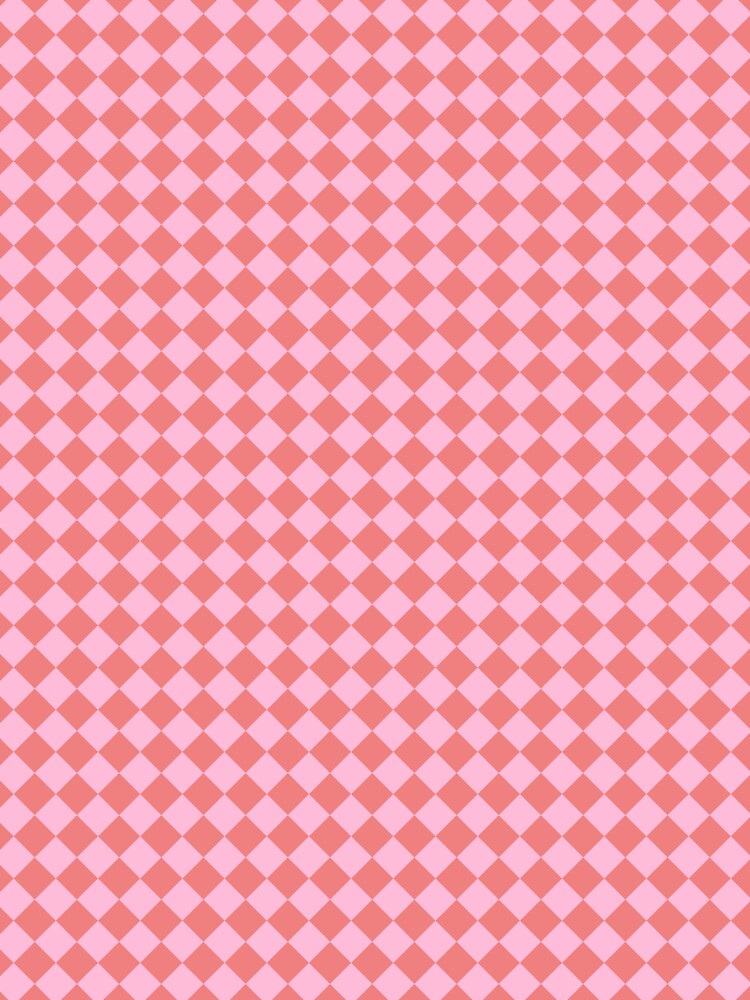 Cotton Candy Pink and Coral Pink Diamonds by ColorsPatterns