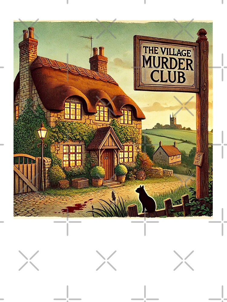 "The Village Murder Club" – A Cozy Mystery-Inspired Design by Deliberate Creations