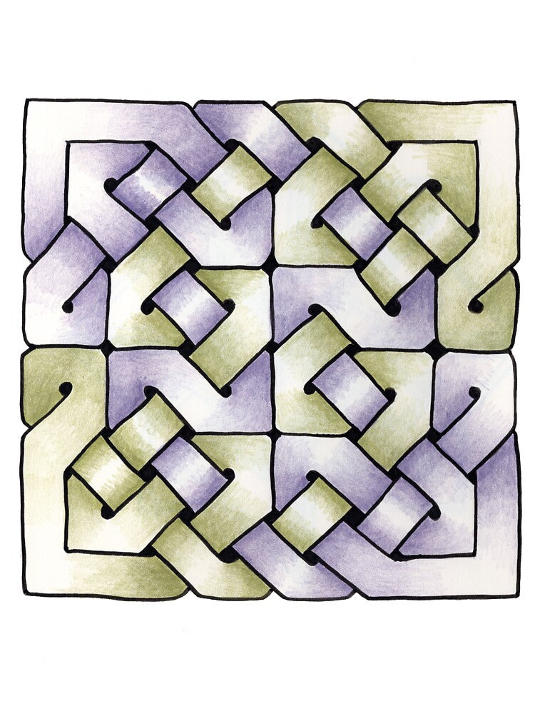 Celtic Knot Art – Hand Drawn Traditional Celtic Pattern by Nic-Marie-Art
