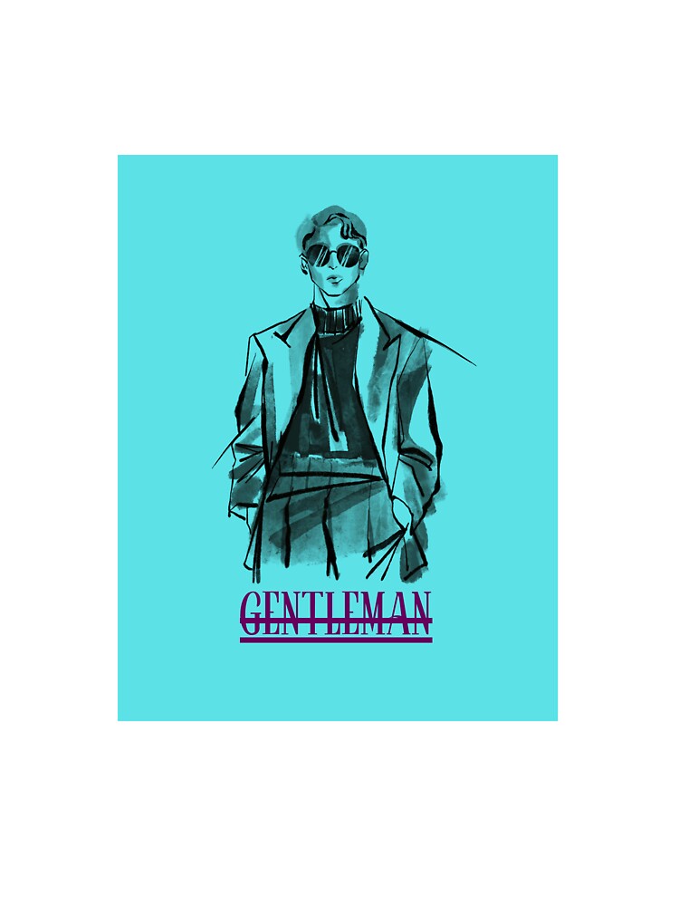 Gentleman Aesthetic Fashion Illustration | Modern Stylish Man Art by Divine Design's