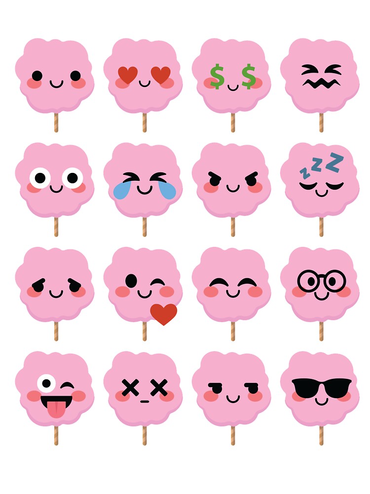 Cotton Candy Emoji by HippoEmo