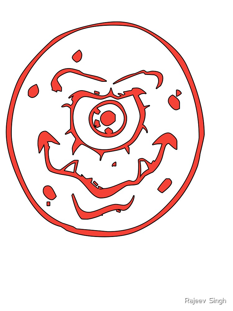 Scary Initial Monogram O by Rajeev  Singh