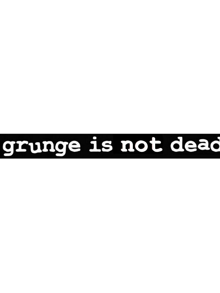 Grunge is Not Dead Iconic Seattle Music by Martstore