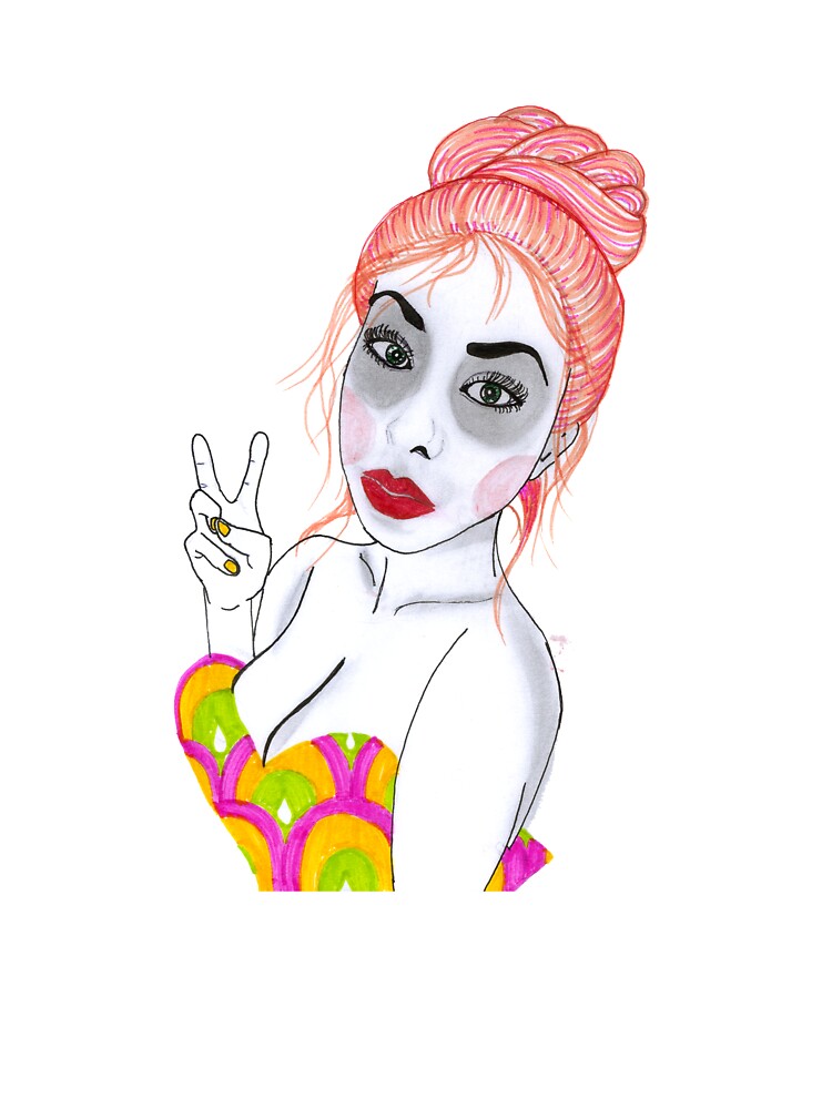 Pop Art Woman Art Design by HighArtDesigns