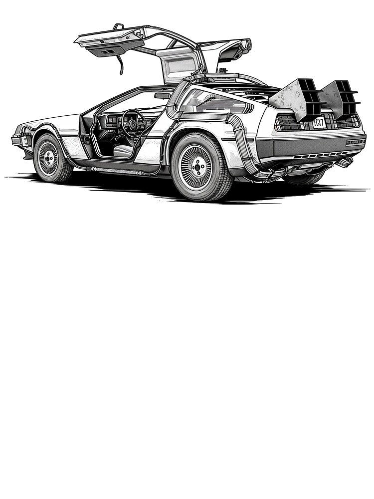 Delorean - Back Side by kyshaspace