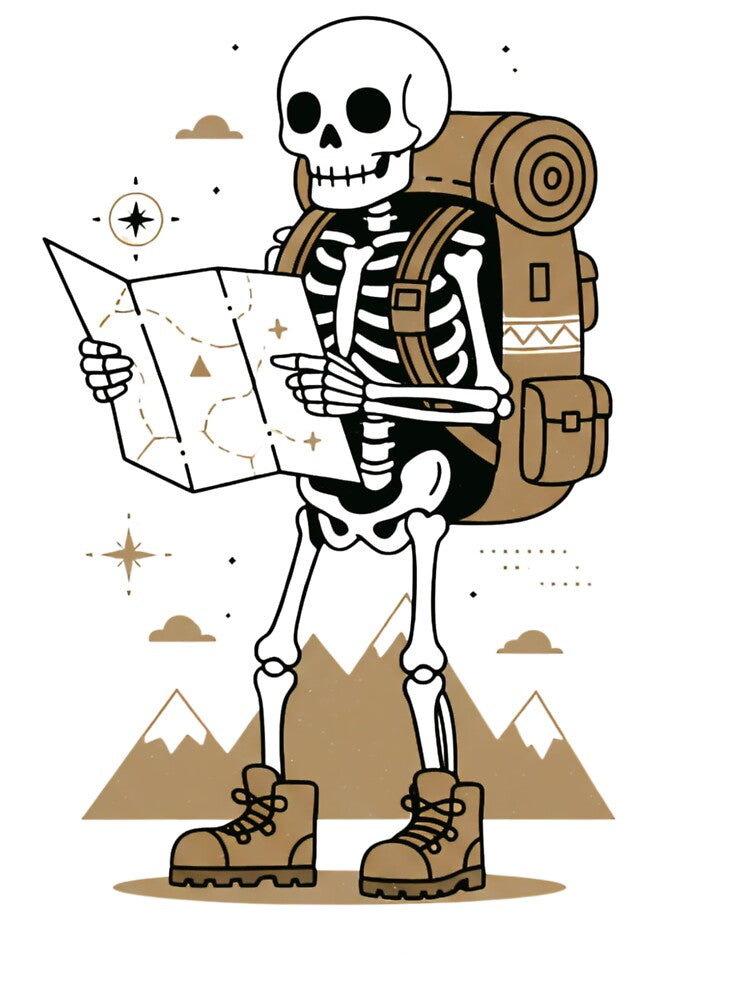 EXPLORER | Minimalist Skeleton Streetwear Art by DEADLINE.