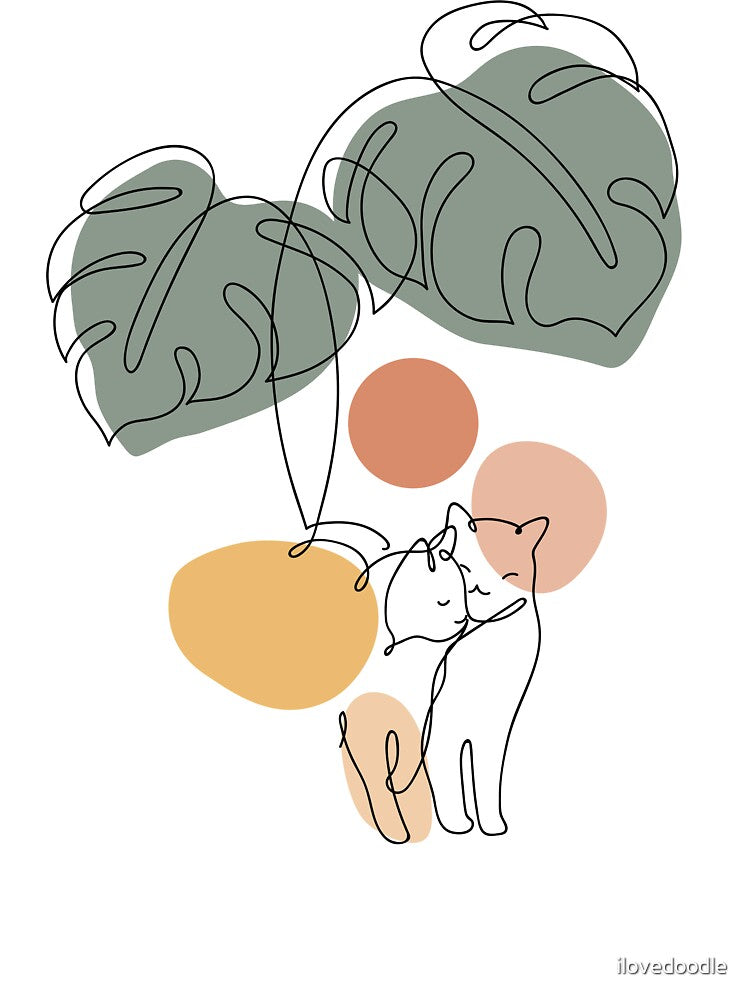 Cat and Plant 36 by ilovedoodle