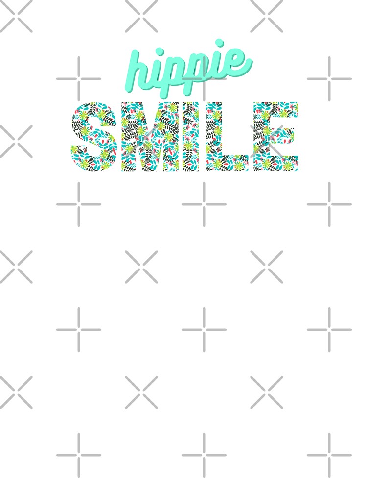 Hippie lifestyle art slogan floral theme chill vibes by TheSeasonalYard