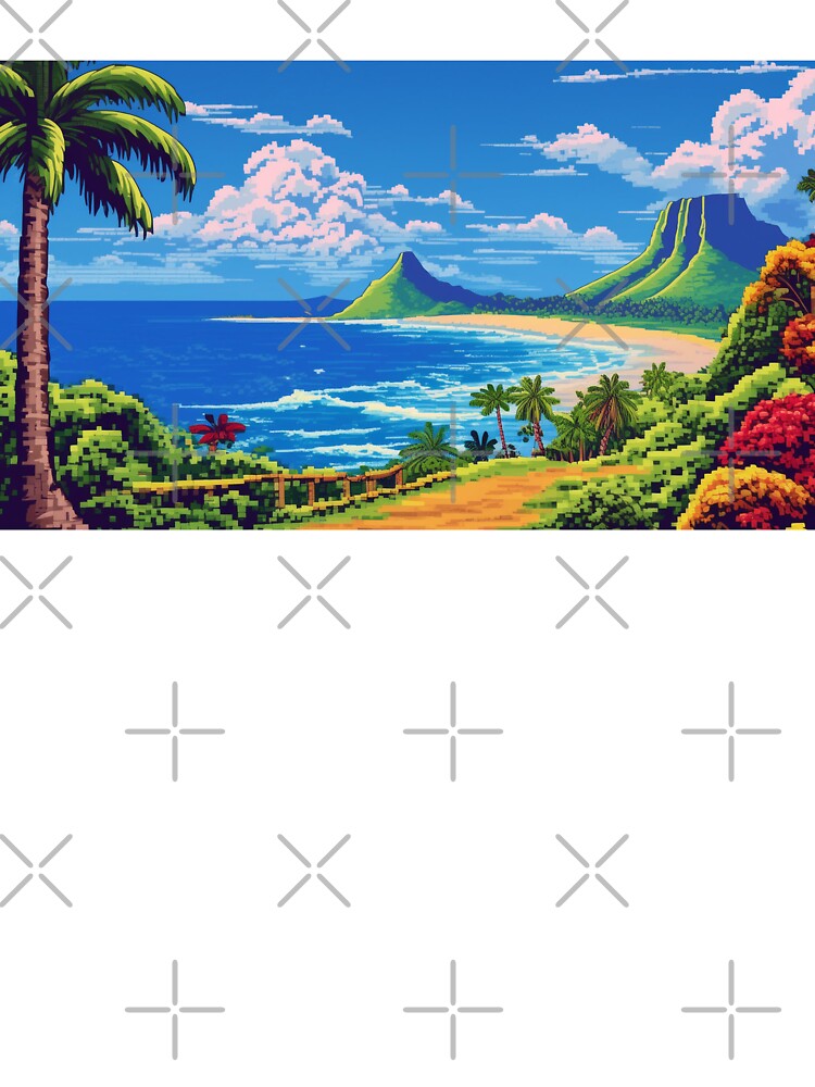 Island Pixel Art Beautiful Landscape vol.3 by ilomuilo