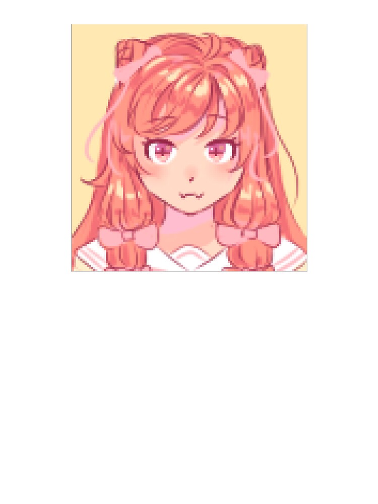 anime girl pixel art by Maho-901