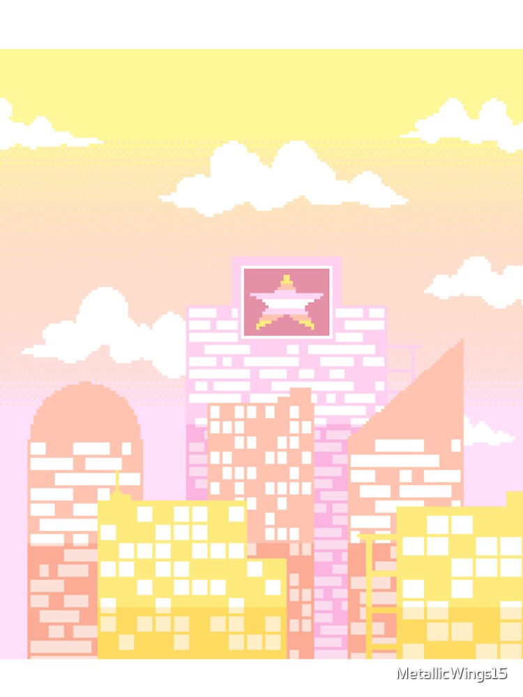 Pixel Pangender Pride City by MetallicWings15