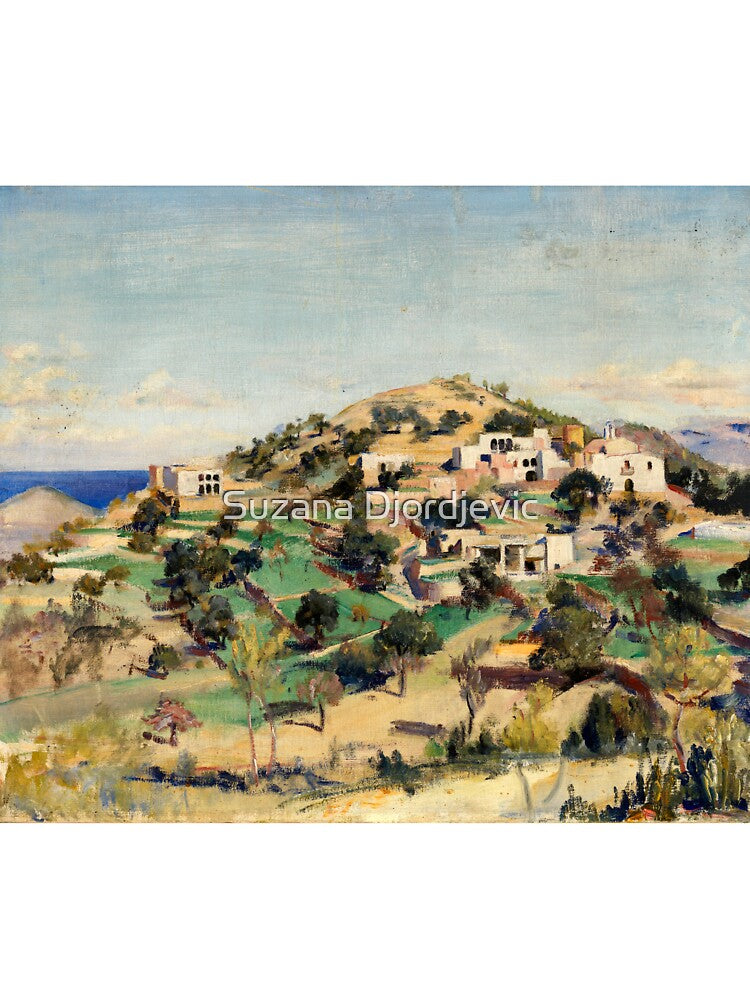 Hill with White Houses, Eleanor Harris by Suzana Djordjevic