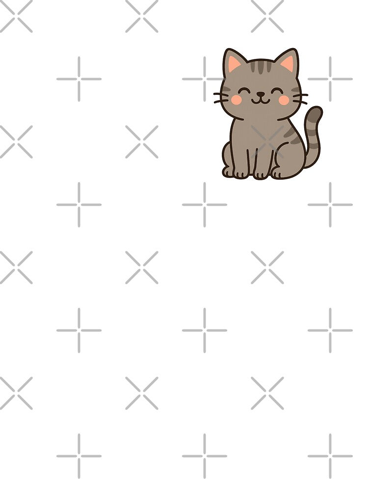 Cute Kawaii Cat – Adorable Cartoon Kitten Gift for Cat Lovers by ChillTofu