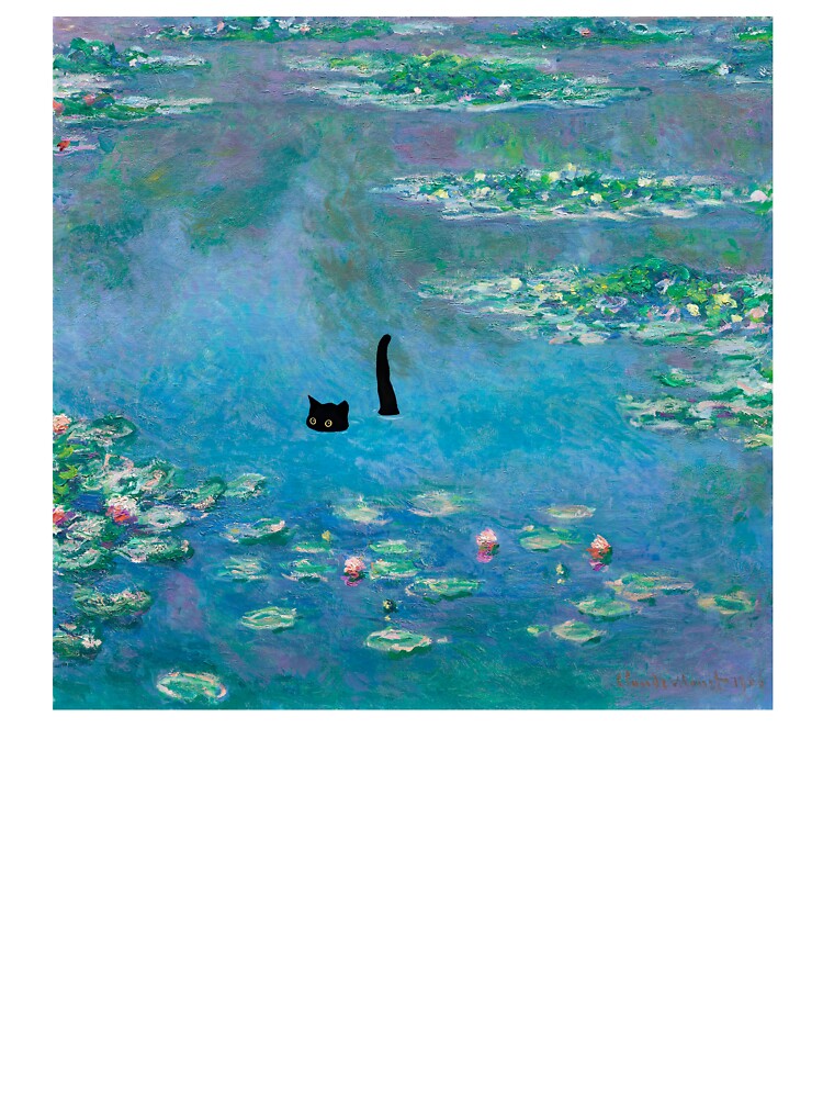 Cat Monet by Angry Swan Designs