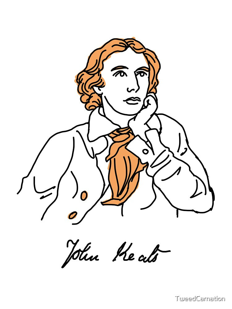 John Keats stencil by TweedCarnation
