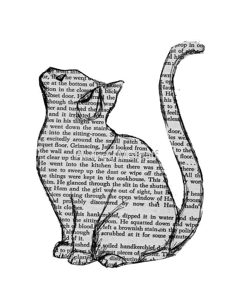 books and cats and books and cats by audrey metcalf