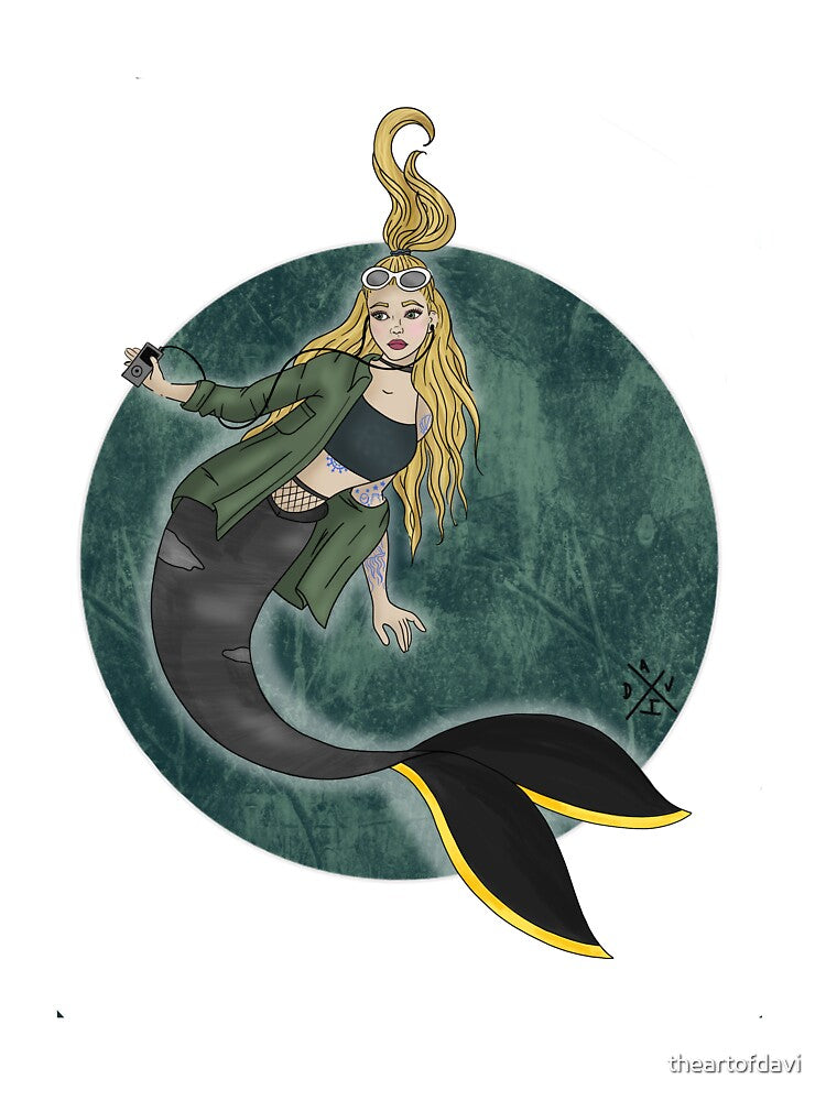 Grunge Mermaid by theartofdavi