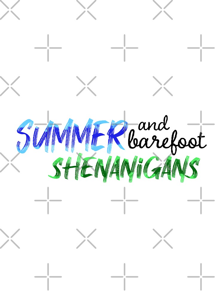 Summer And Barefoot Shenanigans Sticker by marianna32002
