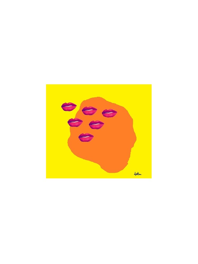 Lip Invasion Pop Art by welshjules