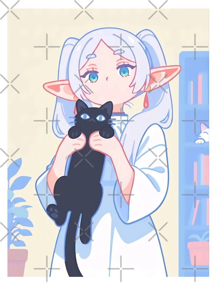 Cuteness Holding Cat by FashioNotion