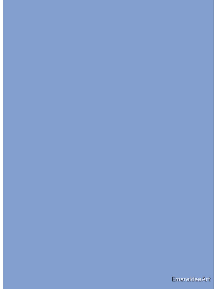Pure Wisteria Blue – Minimalist Solid Color by EmeraldeaArt