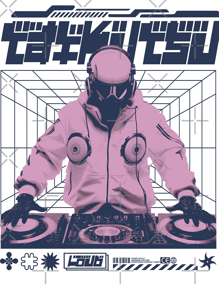 Taikutsu Japanese Y2K streetwear Deejay by HofTao