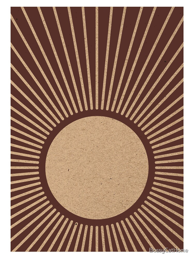 Cali Boho-Contemporary Recycled Sunburst Art by BossyCatHome