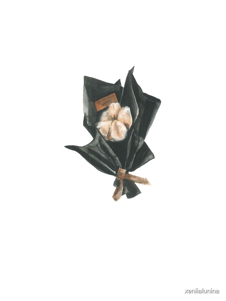 Stylish bouquet of cotton by xeniialunina