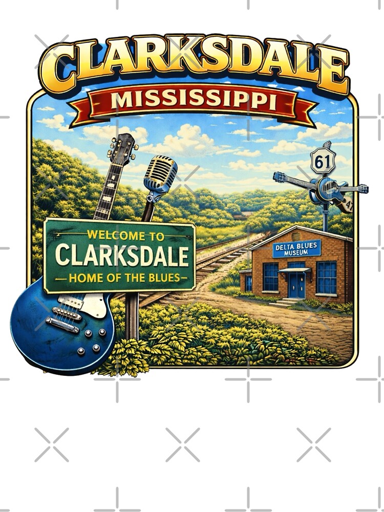Clarksdale, Mississippi Home of the Blues by Myra365Art