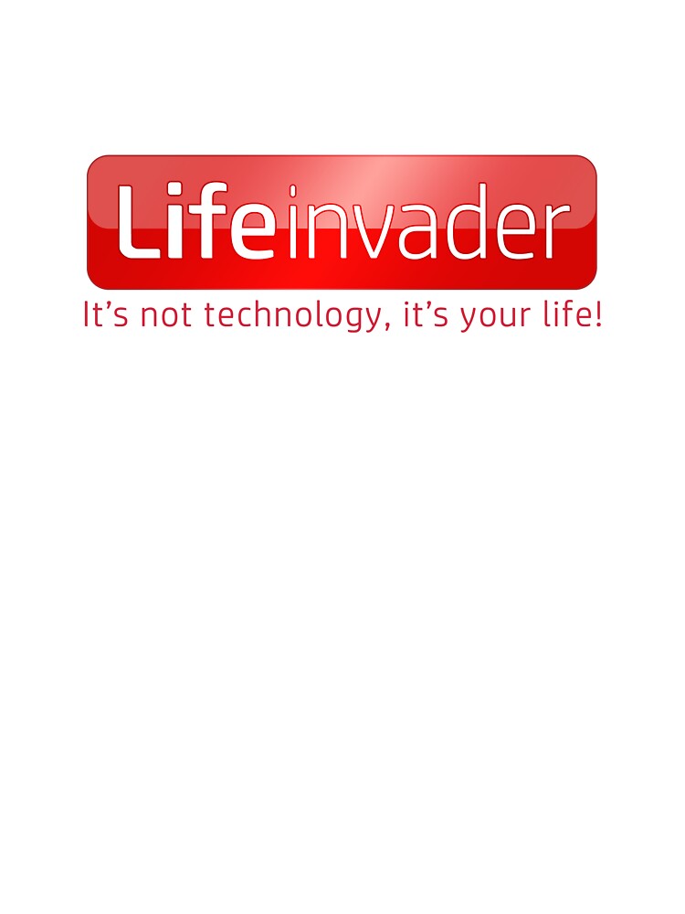 Lifeinvader / Life Invader Social Media App Website Logo from Los Santos, San Andreas by Mercy Apparel