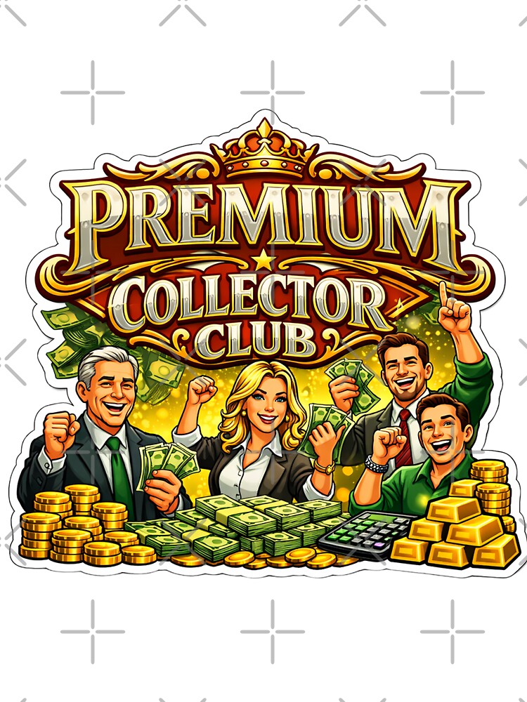 Premium Collector Club Cartoon | Options Trader Premium Seller by VolatilityEdge