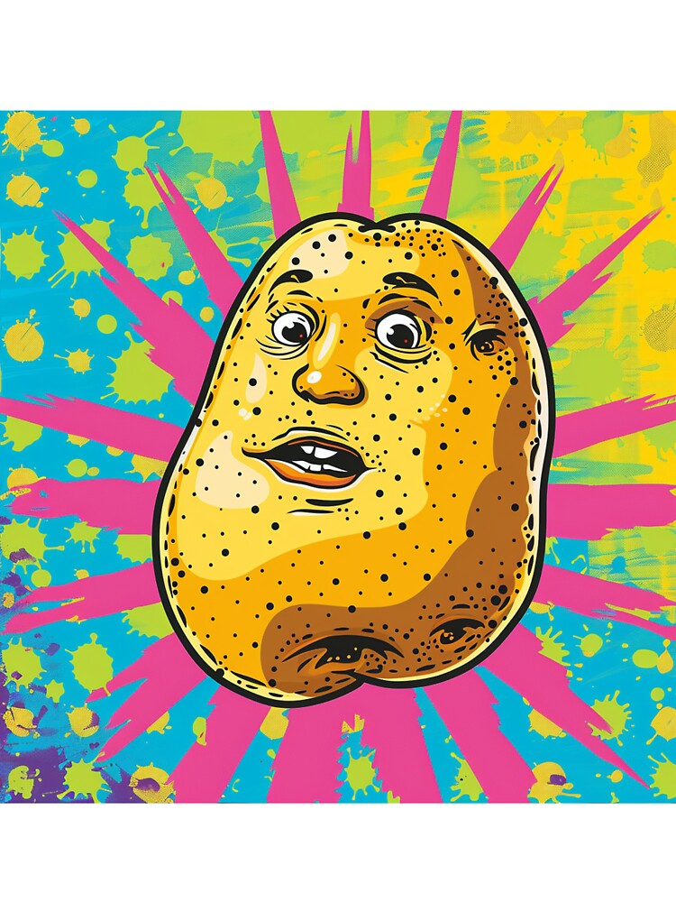 Potato Pop Art 1 by AstroRisq