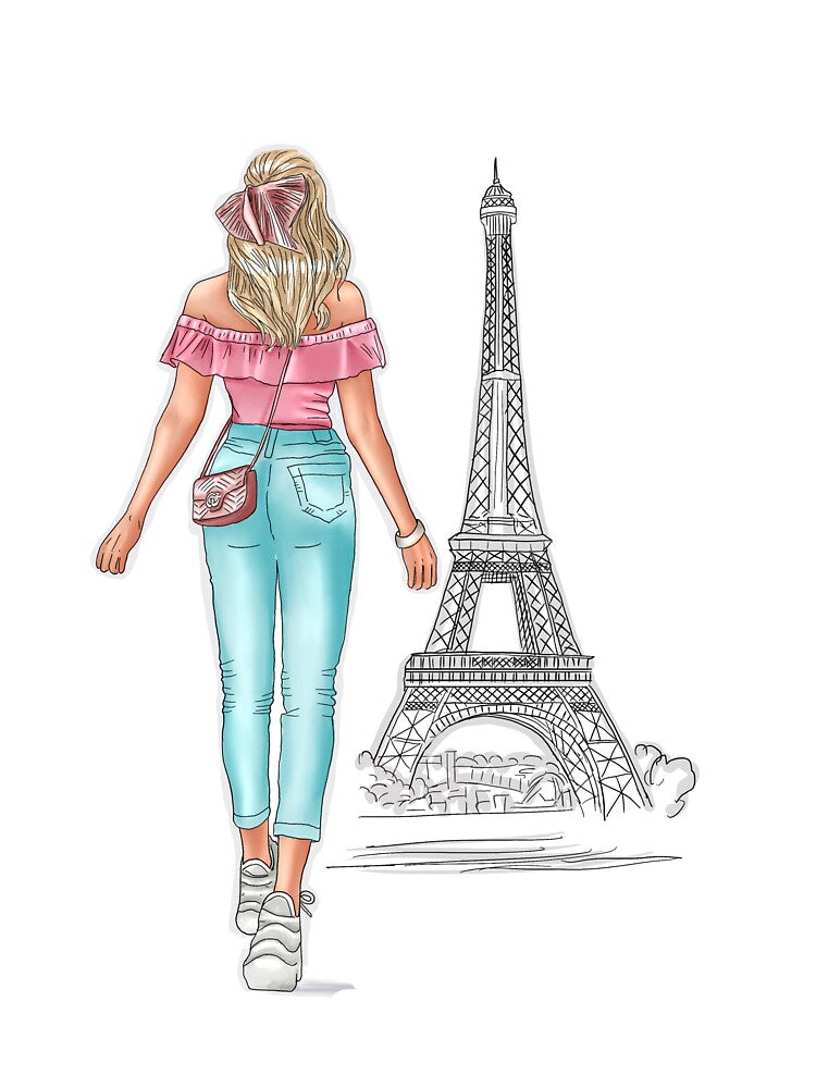 Blonde Girl Paris by JuliaMosy