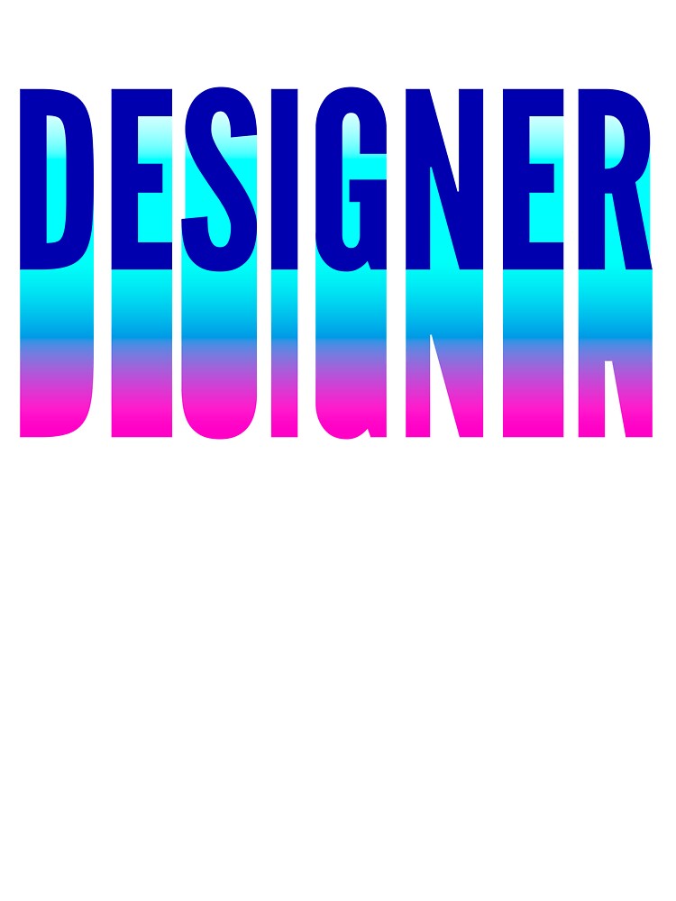 Designer With Long Gradient Shadow by SVPOD