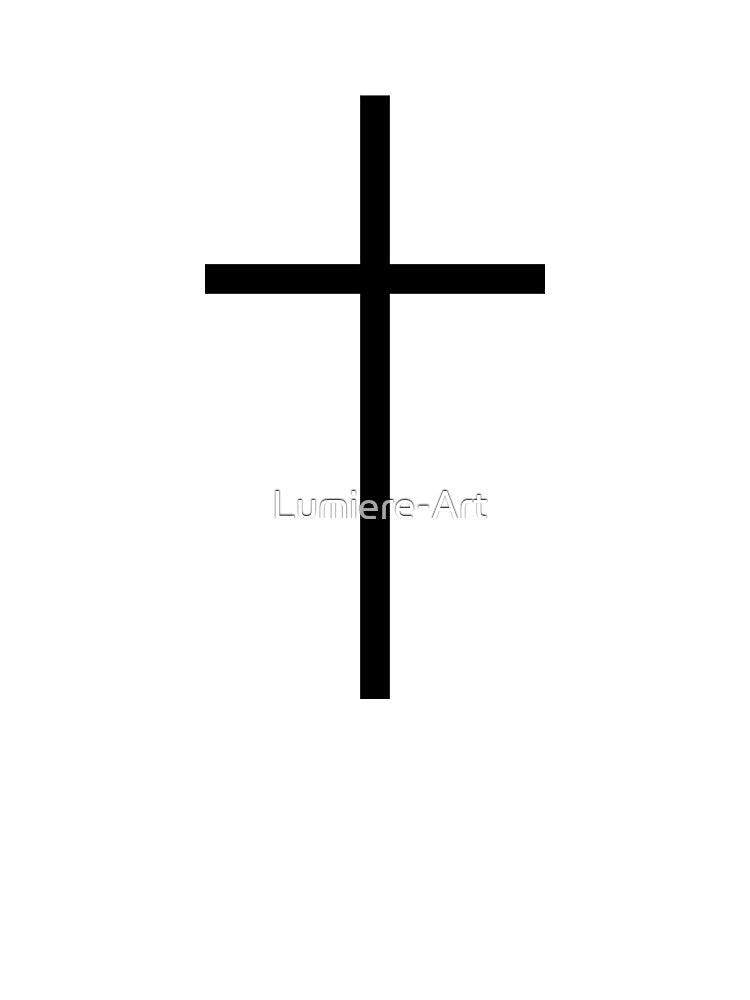 Narrow cross, simple, Jesus by Lumiere-Art