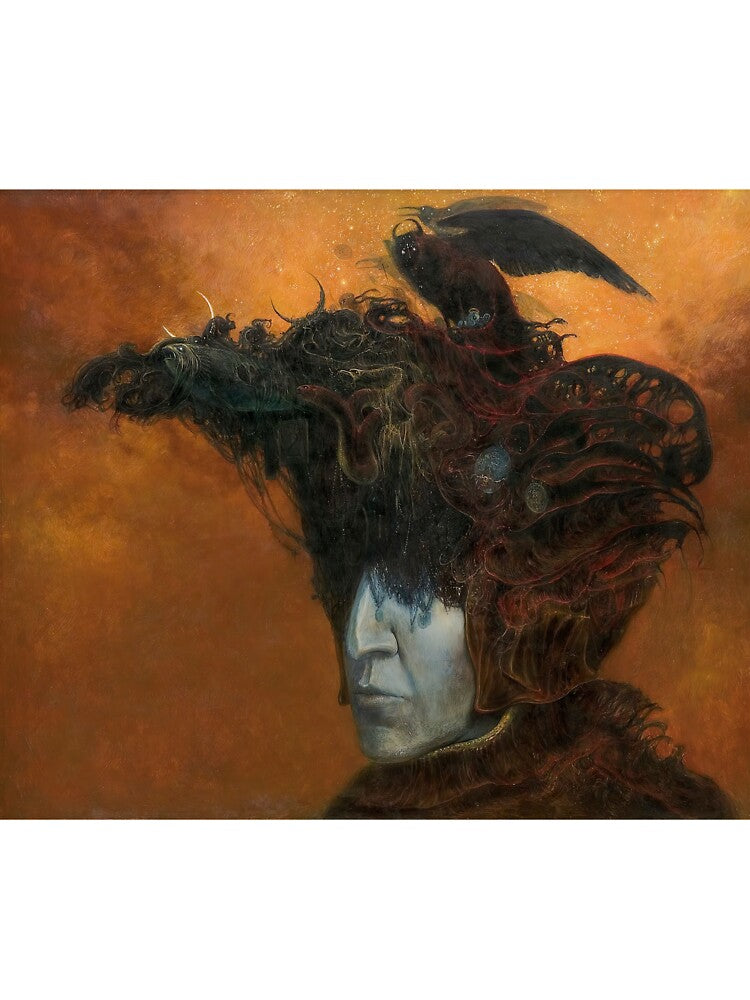 Zdzislaw Beksinski Painting, nightmare art by Zdzislaw Beksinski, surrealism by Zdzislaw Beksinski by Amy-Hamilton