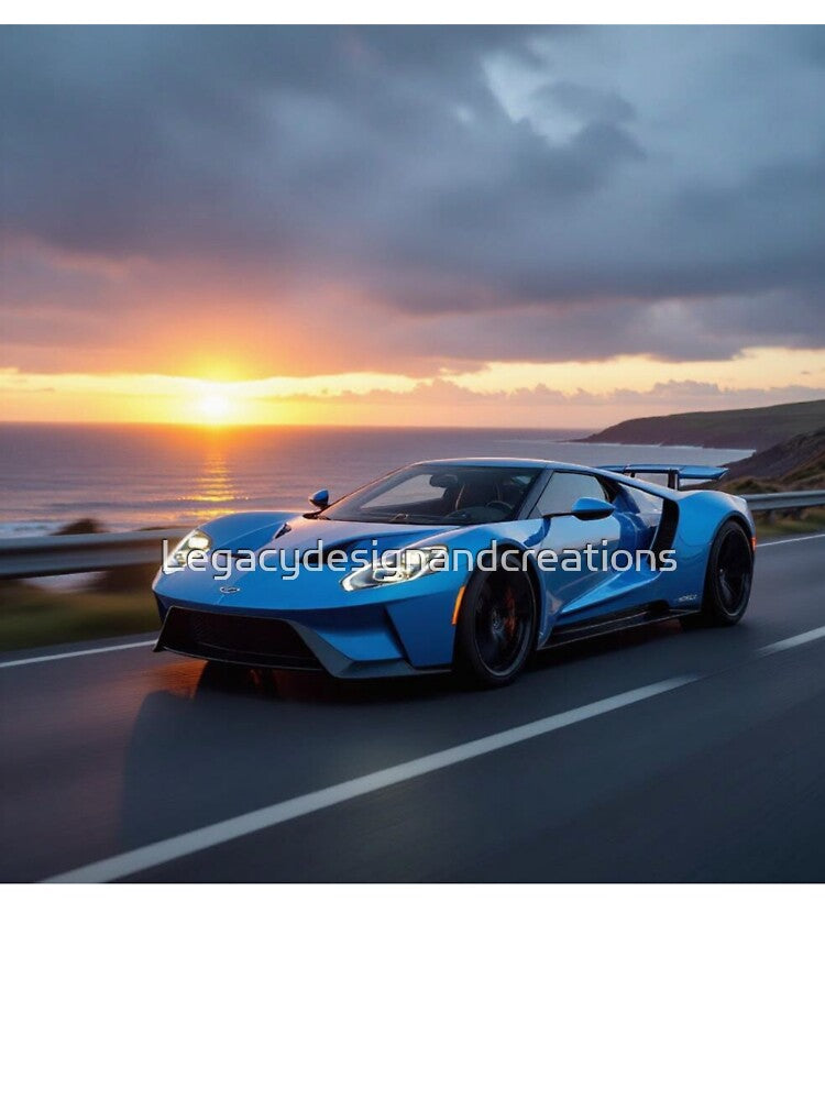 ford gt in sunset by Legacydesignandcreations