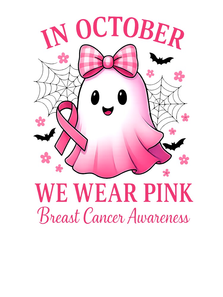 In October We Wear Pink Breast Cancer Awareness by TalalosART