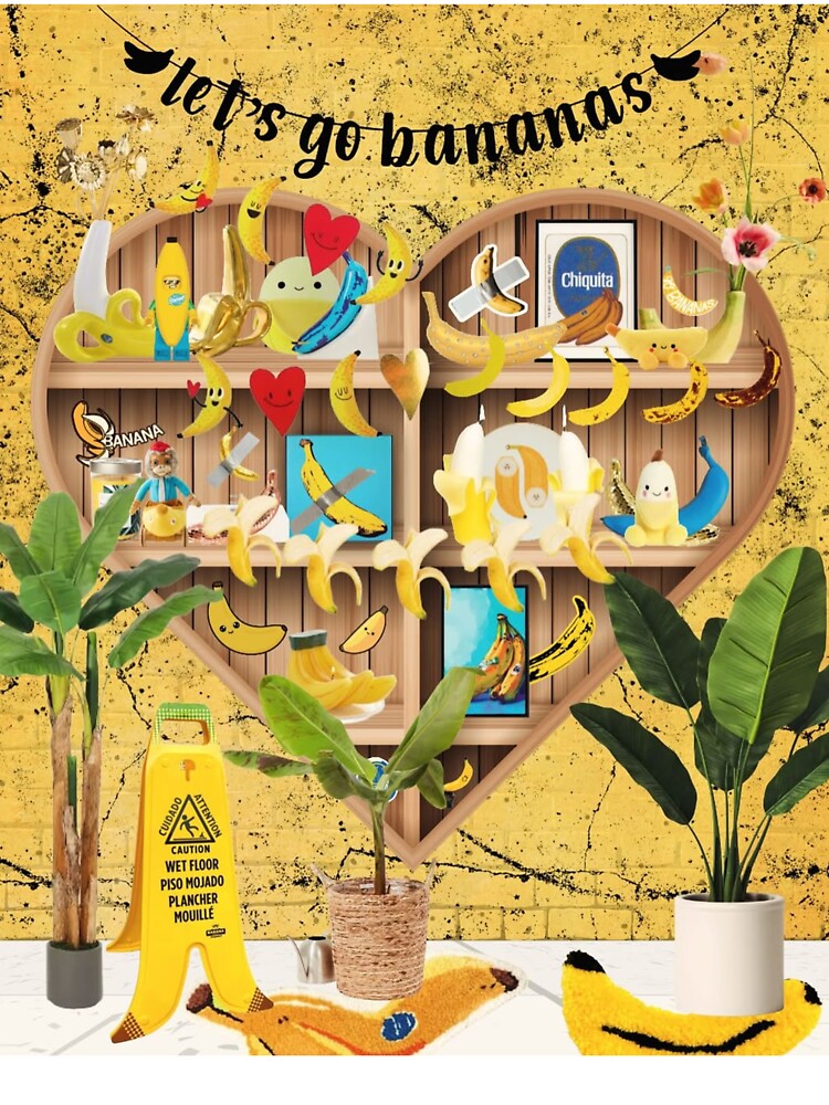 Banana Whimsical Art by Patrycjabeauty