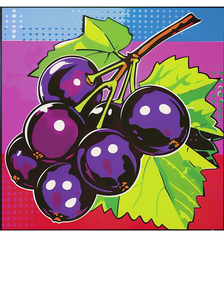 Blackcurrant Pop Art 4 by AstroRisq
