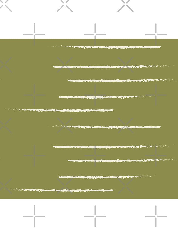 Warm Minimalism Stripe Artichoke Beige by susycosta