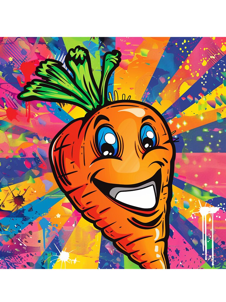 Carrot Pop Art 3 by AstroRisq