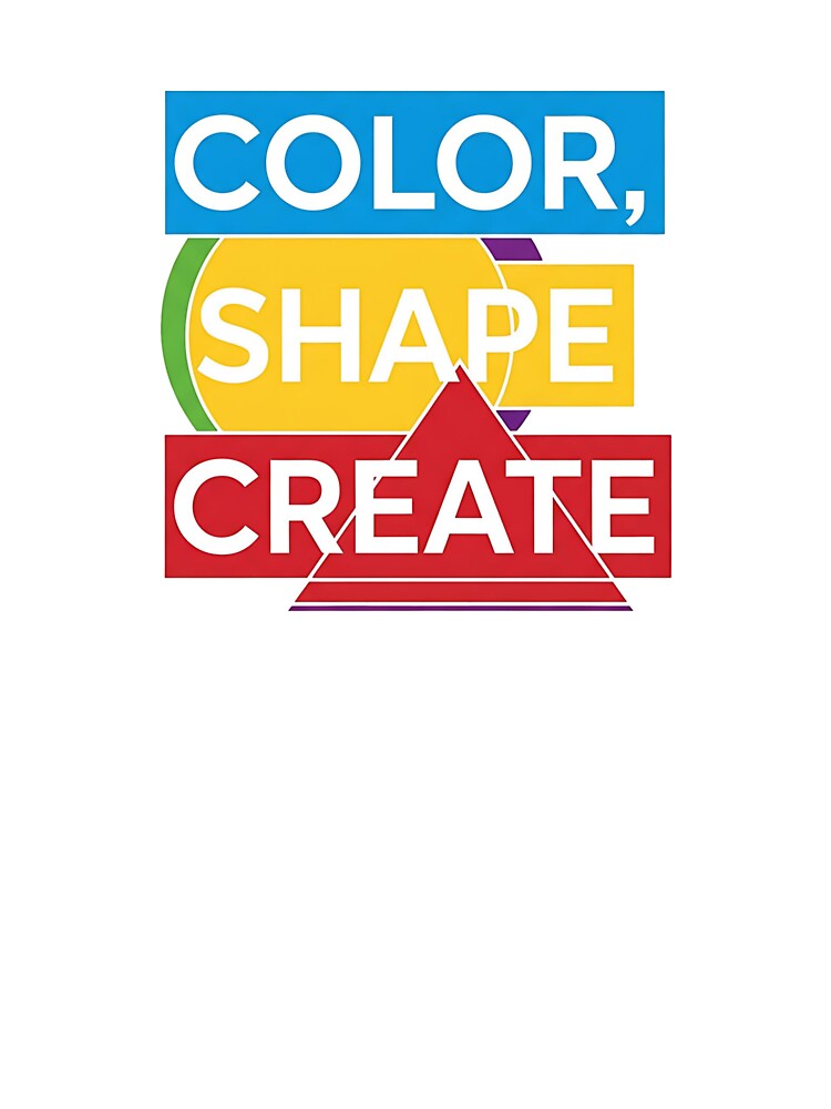 Color Shape Create T-Shirt – Graphic Designer Creative Design Tee by Muzgle