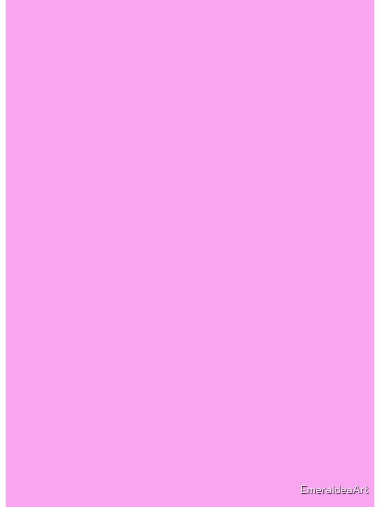 Pure Wisteria Pink – Minimalist Solid Color by EmeraldeaArt
