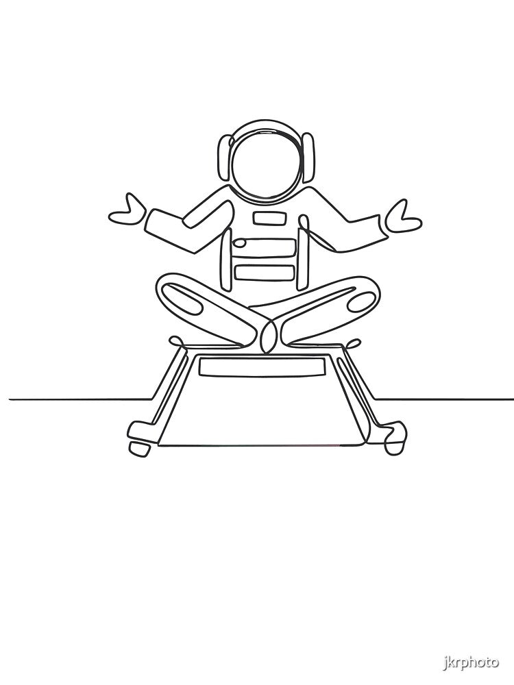 Chair Yoga astronaut by jkrphoto