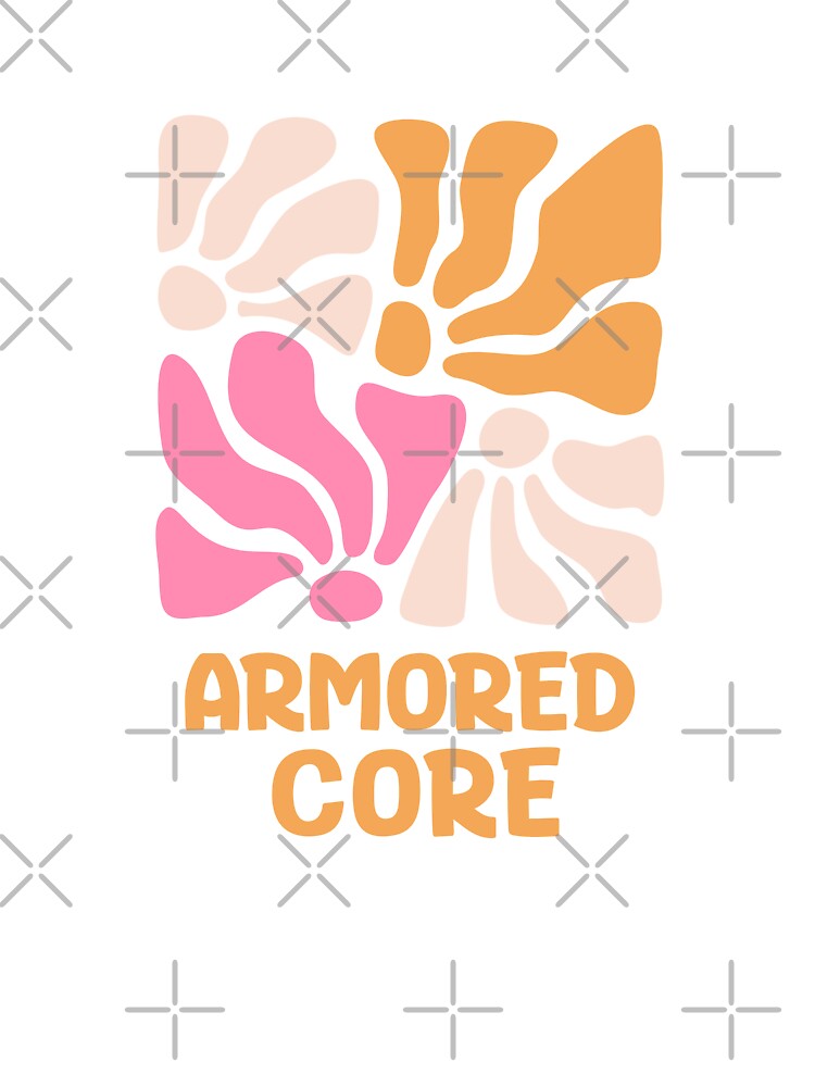 Armored Core Retro Floral Groovy Art by MrNobody-Style
