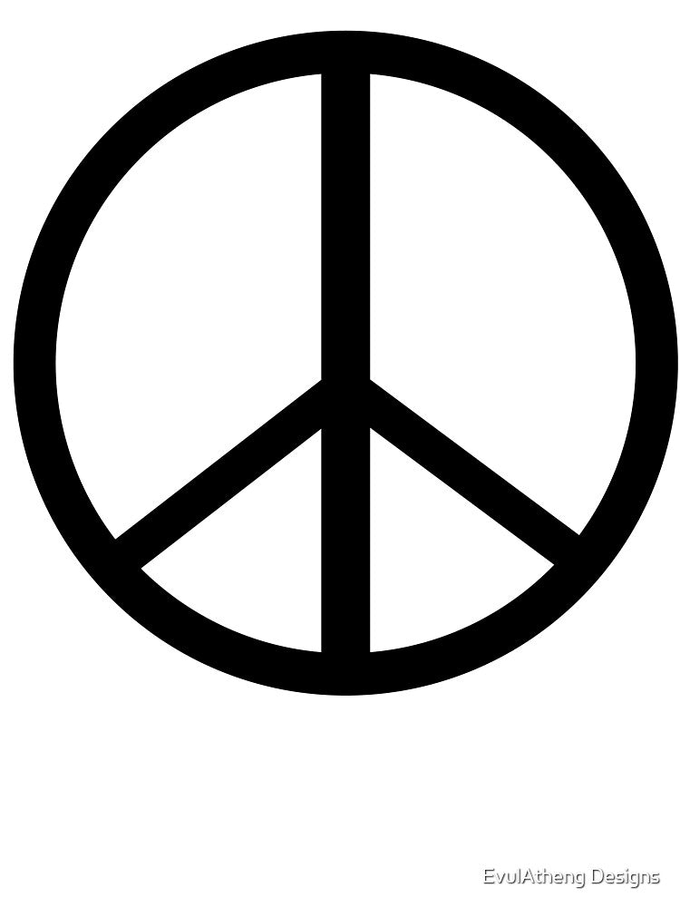 Peace Symbol by EvulAtheng Designs