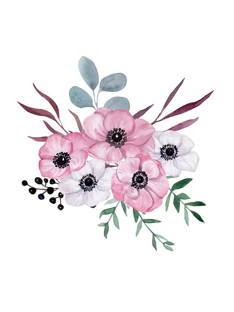 Flower Bouquet Water Colour by yourbb
